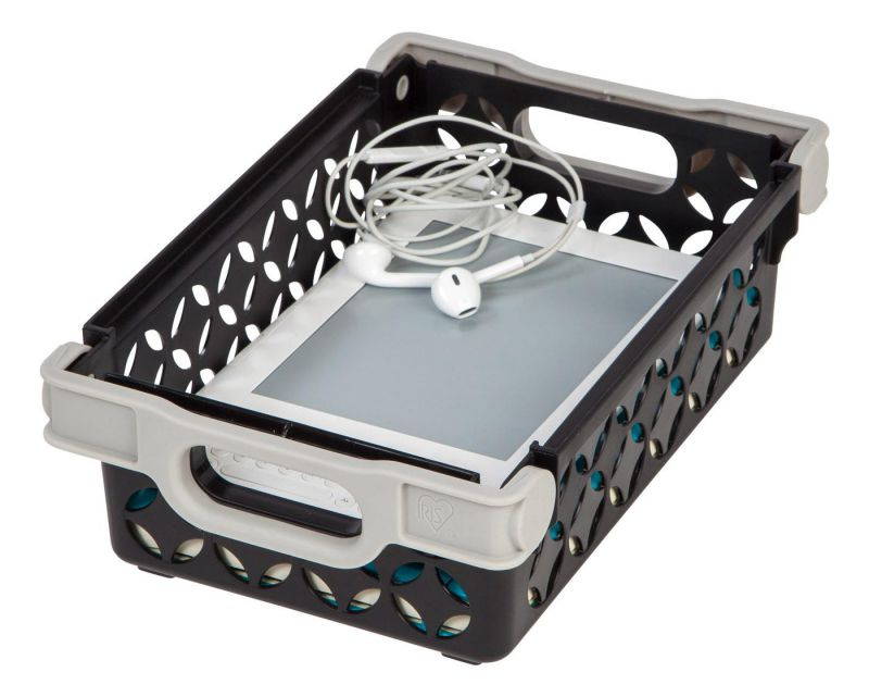 IRIS Small Decorative Basket, 1 Pack, Black