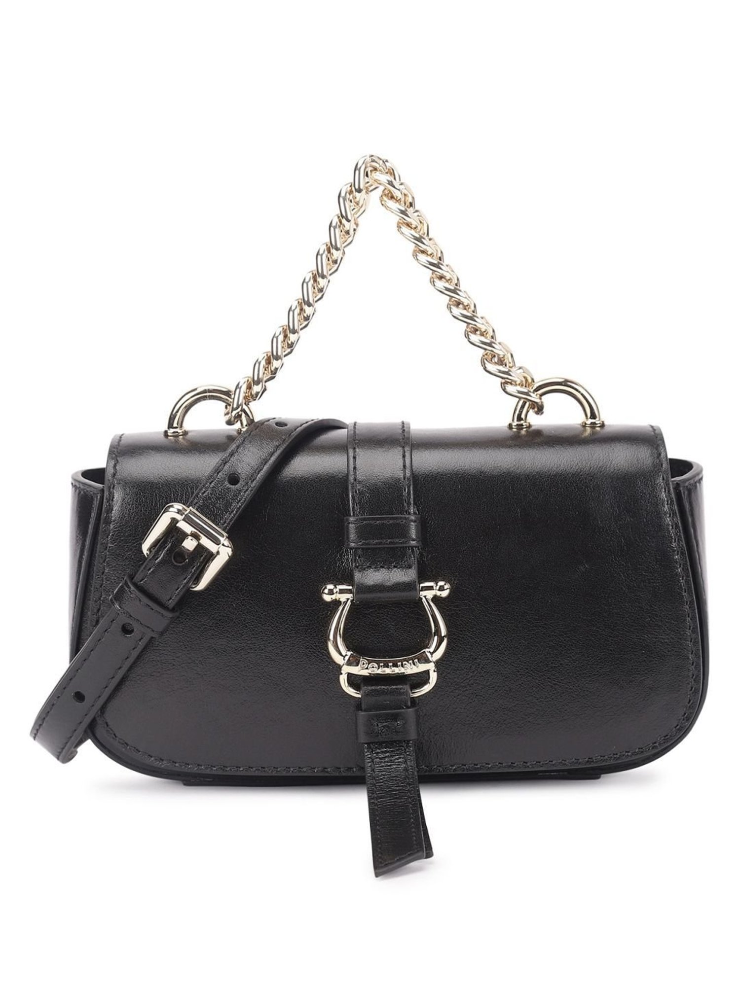 Pollini Black DAYTONA Large Cross Body Bag