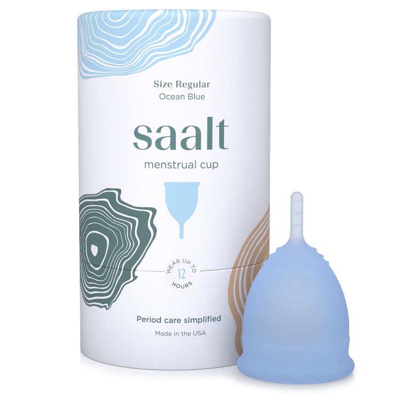 Saalt Menstrual Cup - Ocean Blue - Regular