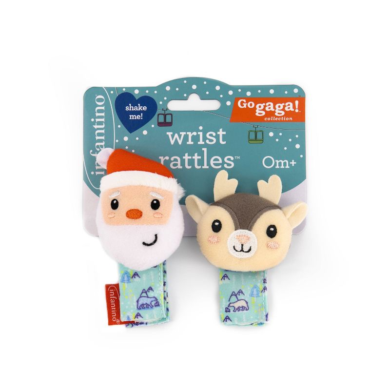Infantino Go gaga! Holiday Wrist Rattles