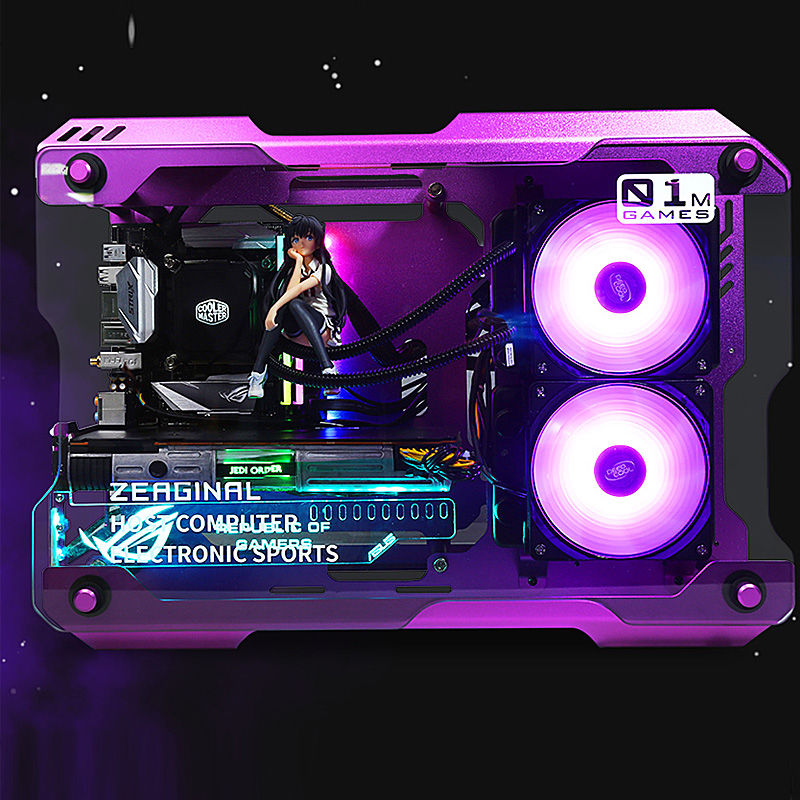 XOTIC V200 Advanced Gaming and Entertainment Desktop (RYZEN 7 5800X 8-core 4.7GHZ Turbo, 16GB DDR4 RAM, 500GB NVMe SSD + 2TB HDD, GeForce RTX 3060 12GB, Windows 10) Liquid Cooled PC