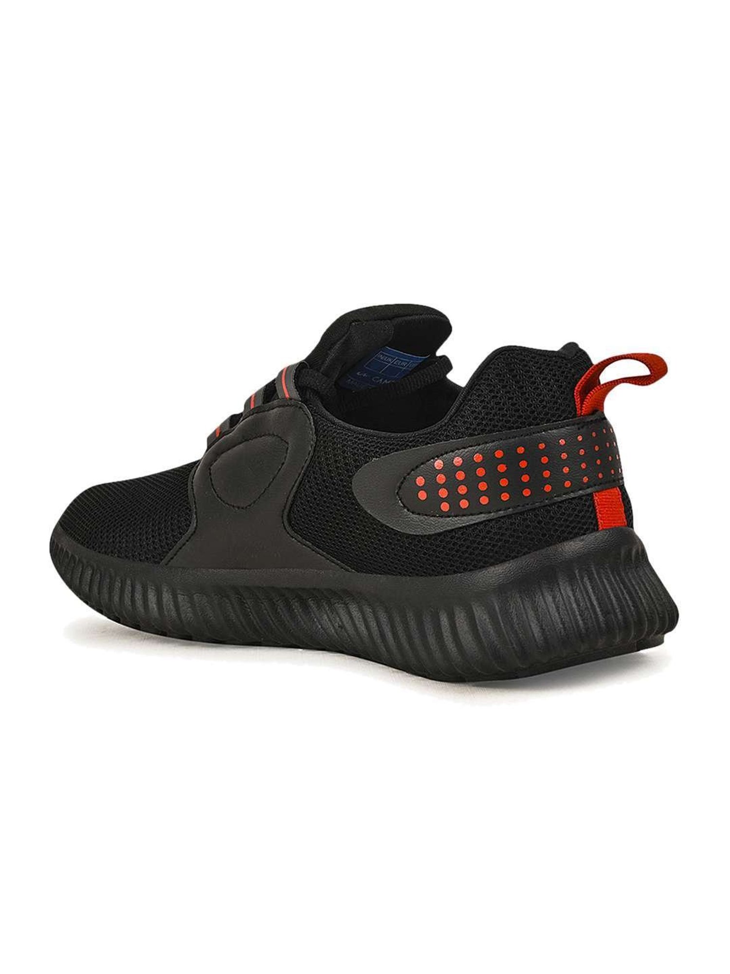 Campus Kids TOKYO CH Black & Red Running Shoes