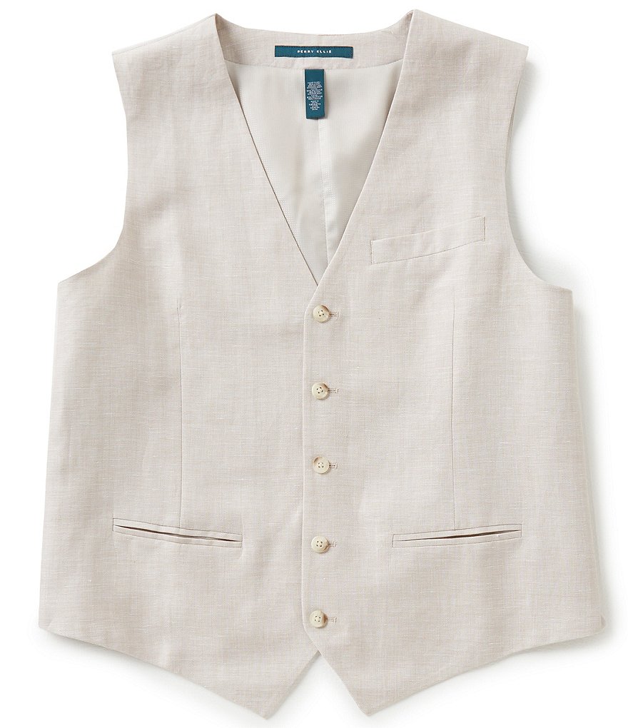 Perry Ellis Solid Suit Separates Vest