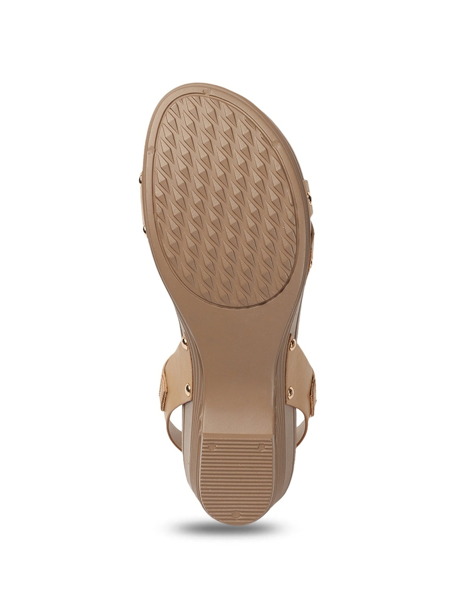 Iconics Women's Tan Ankle Strap Sandals