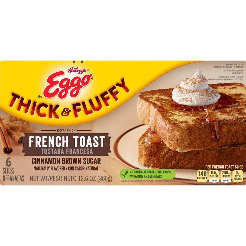 Eggo Thick & Fluffy Cinnamon Brown Sugar French Toast - 12.6oz