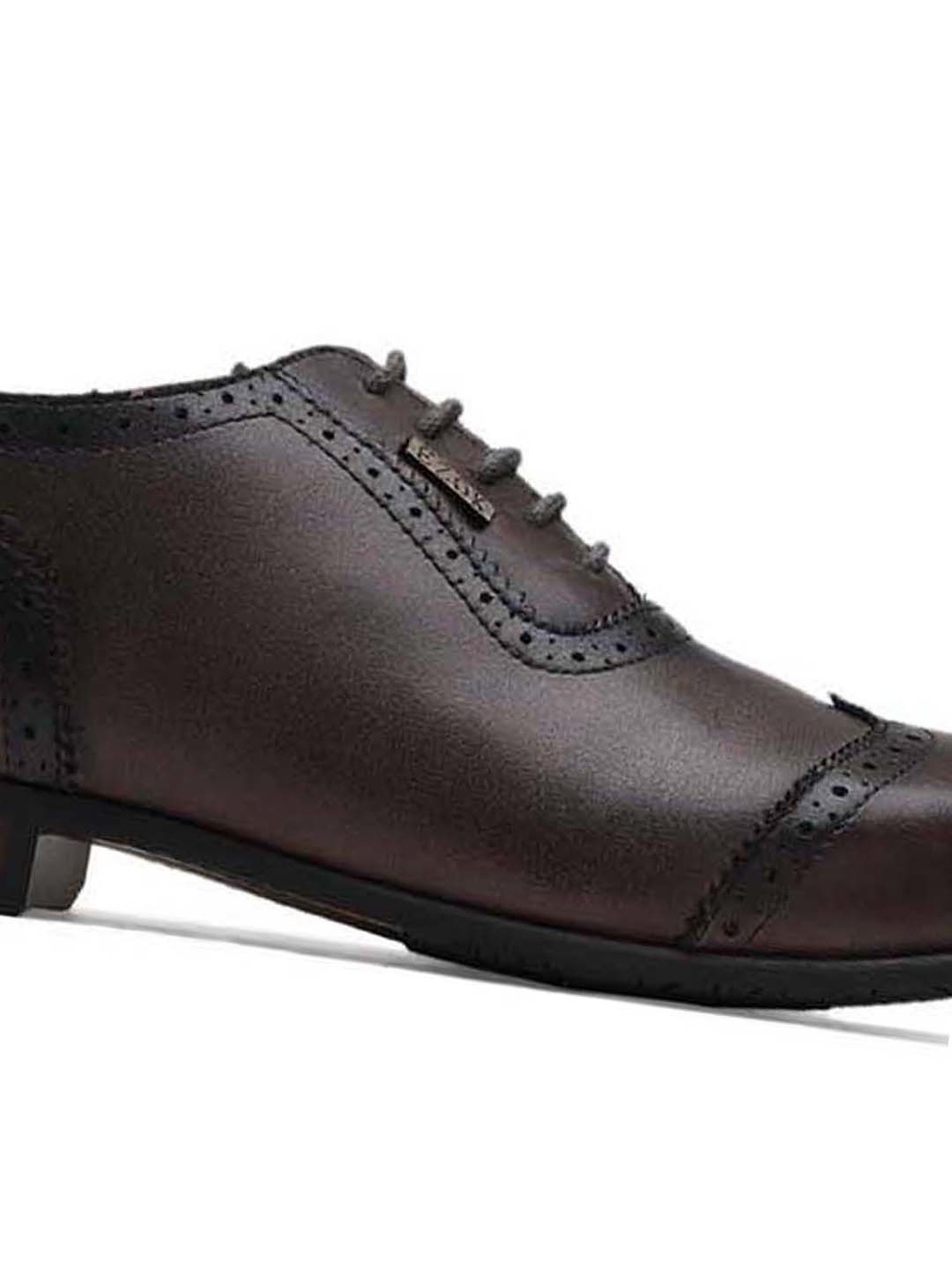 EZOK Men's Brown Oxford Shoes