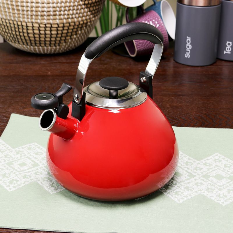 Bonjour Round Glass Teapot with Flavor Lock Infuser (34 oz)