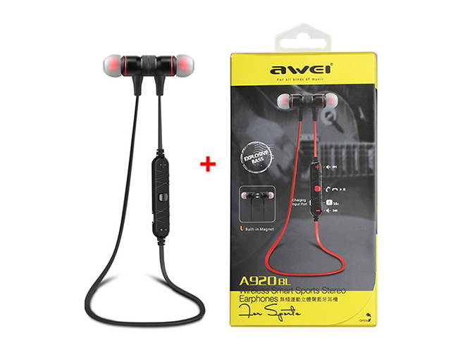 AutofeelSunriseoffice Mini Bluetooth Earphone Headset Wireless Headphone With Mic 3D Bass Stereo Neckband Sport Earbuds For Smartphone iPhone Xiaomi