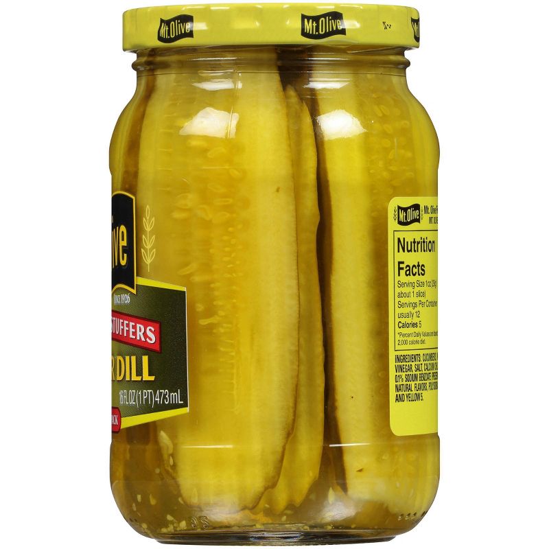 Mt. Olive Sandwich Stuffers Kosher Dill Pickle Slices - 16oz