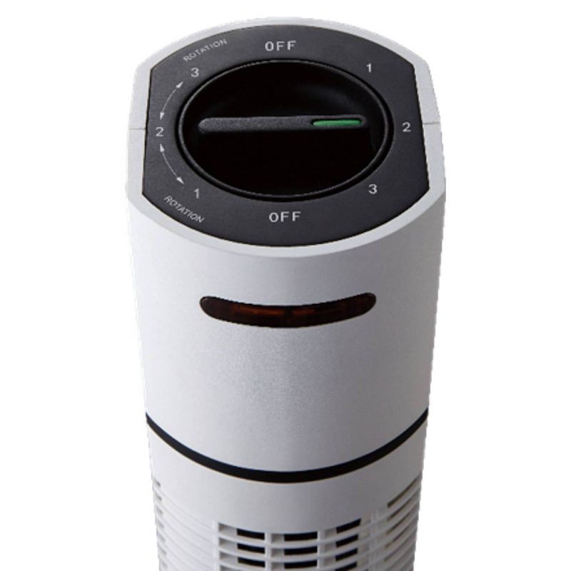 Comfort Zone 31" Oscillating Tower Fan White