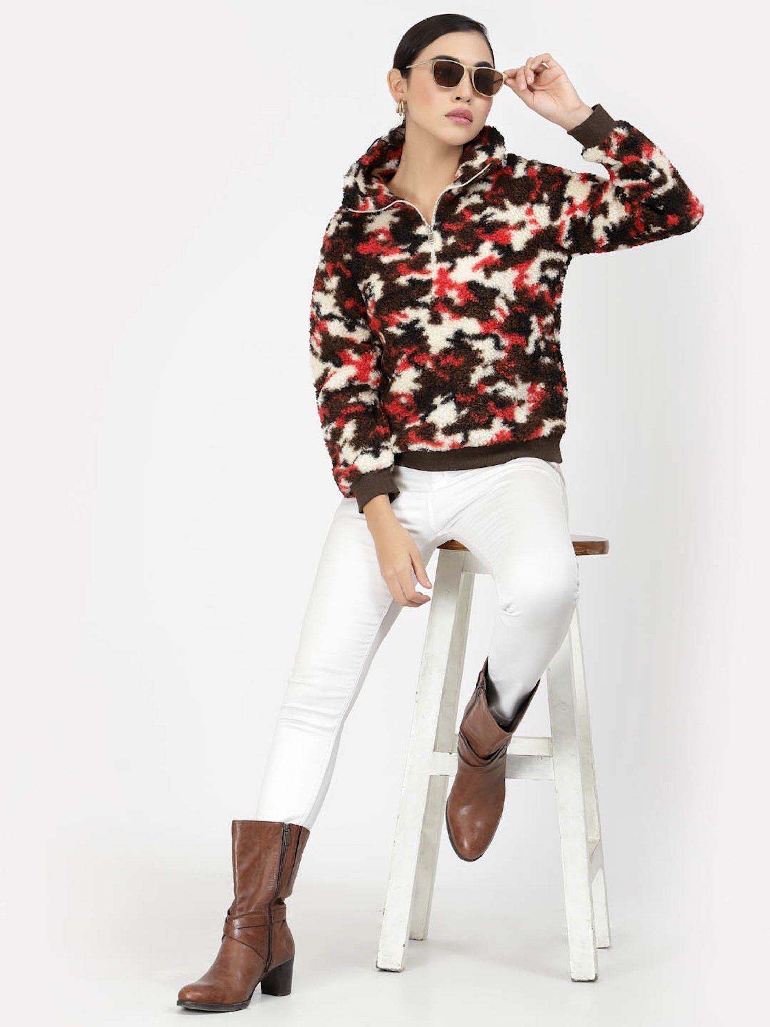Juelle Multicolor Printed Pullover