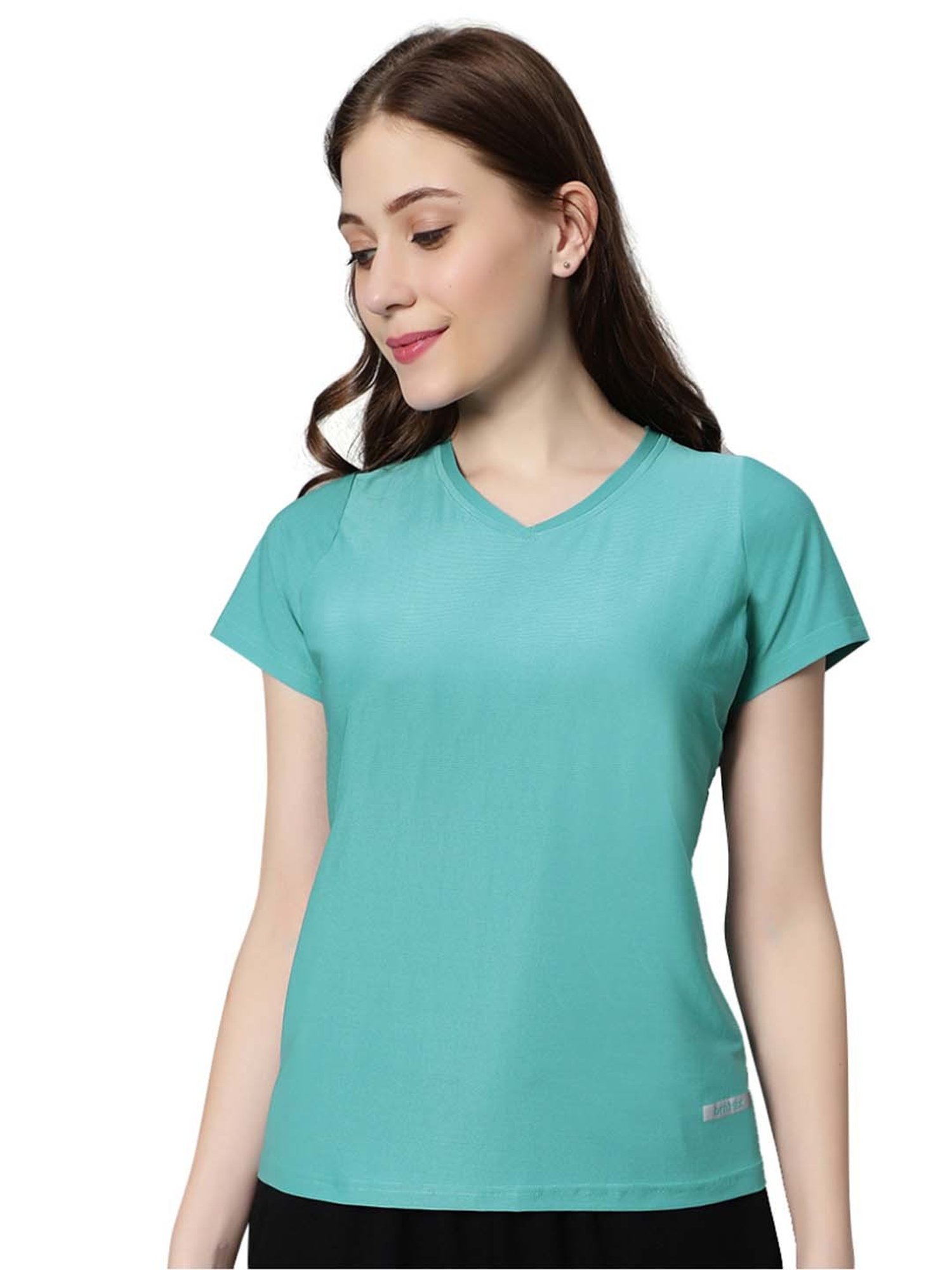 Omtex Blue Regular Fit Sports T-Shirt