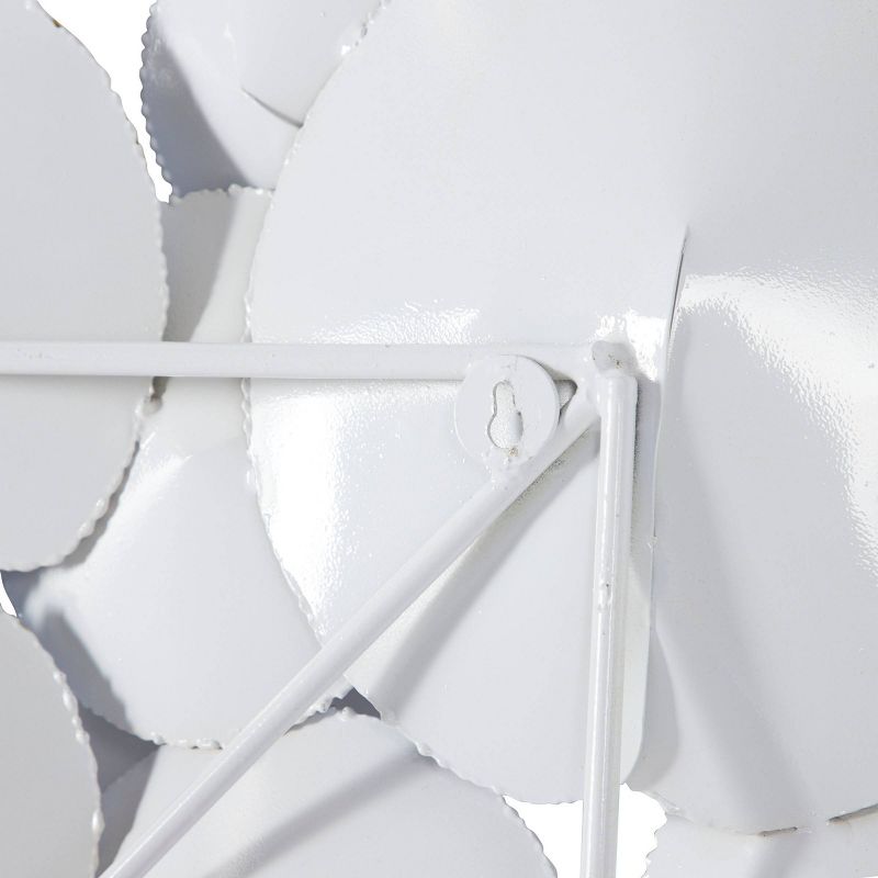 44" x 44" Oversized Aluminum Square Wall Decor White - Venus Williams Collection