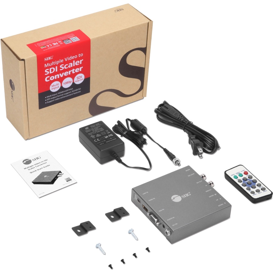 SIIG Multiple Video to SDI Scaler Converter CEH24J11S1