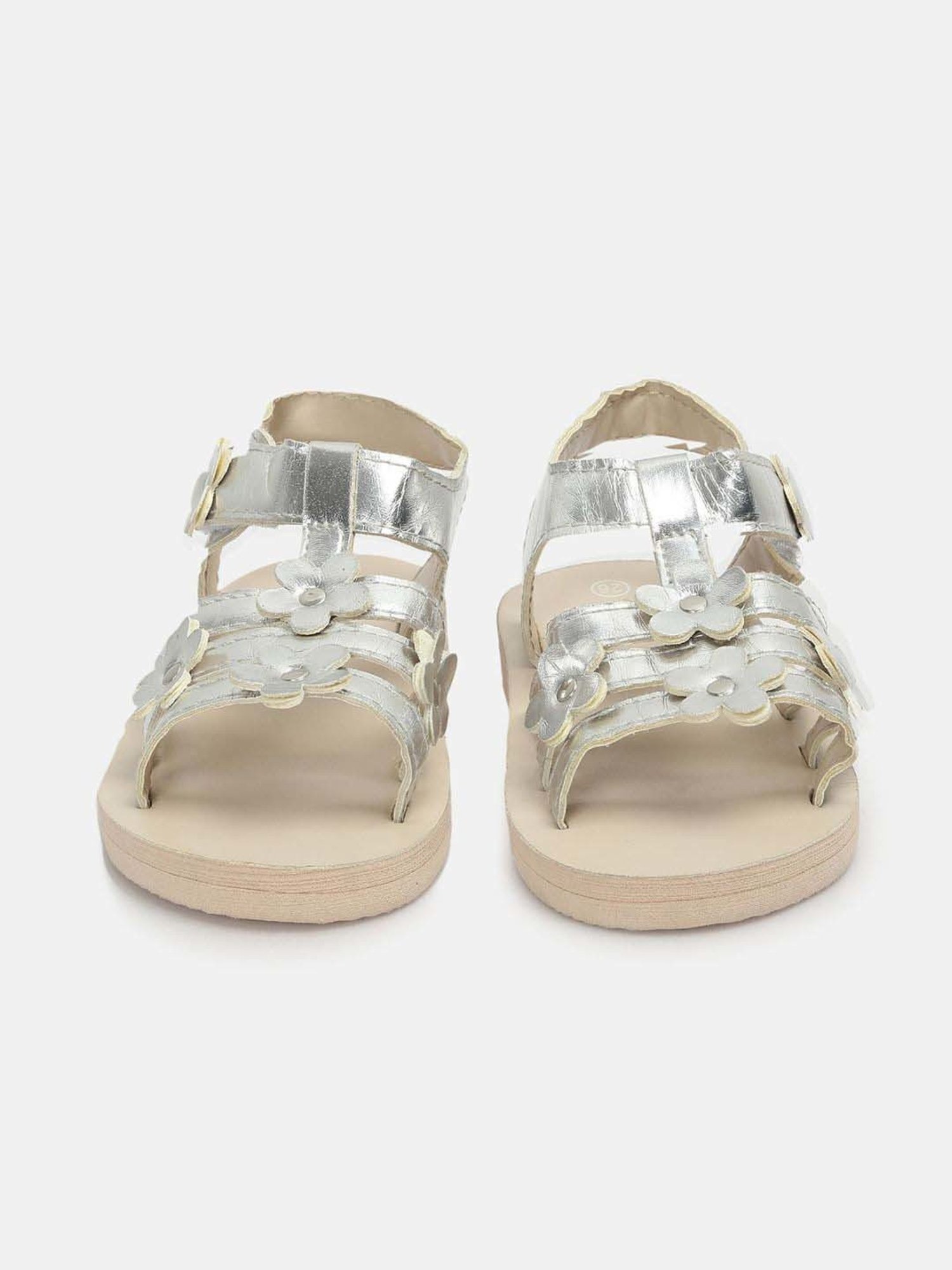 MINIKLUB Girls Silver Casual Wear Sandal