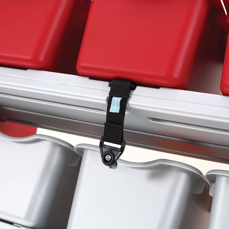 Step2 Kids Corvette Room 11 Bin Plastic Playroom Organizer & Toy Storage Unit with 9 Large Bins, 2 Jumbo Bins, and Wall Anchor