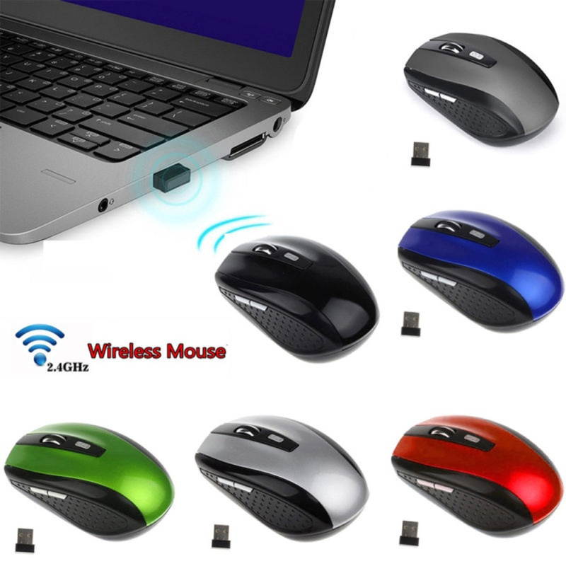 Wireless Gaming Mouse 1200DPI 2.4GHz Optical USB Receiver Mice for PC Laptop