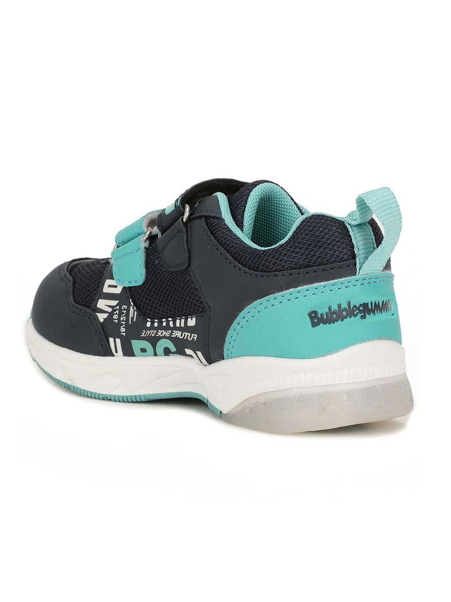 Bubblegummers by Bata Kids Black & Blue Velcro Shoes