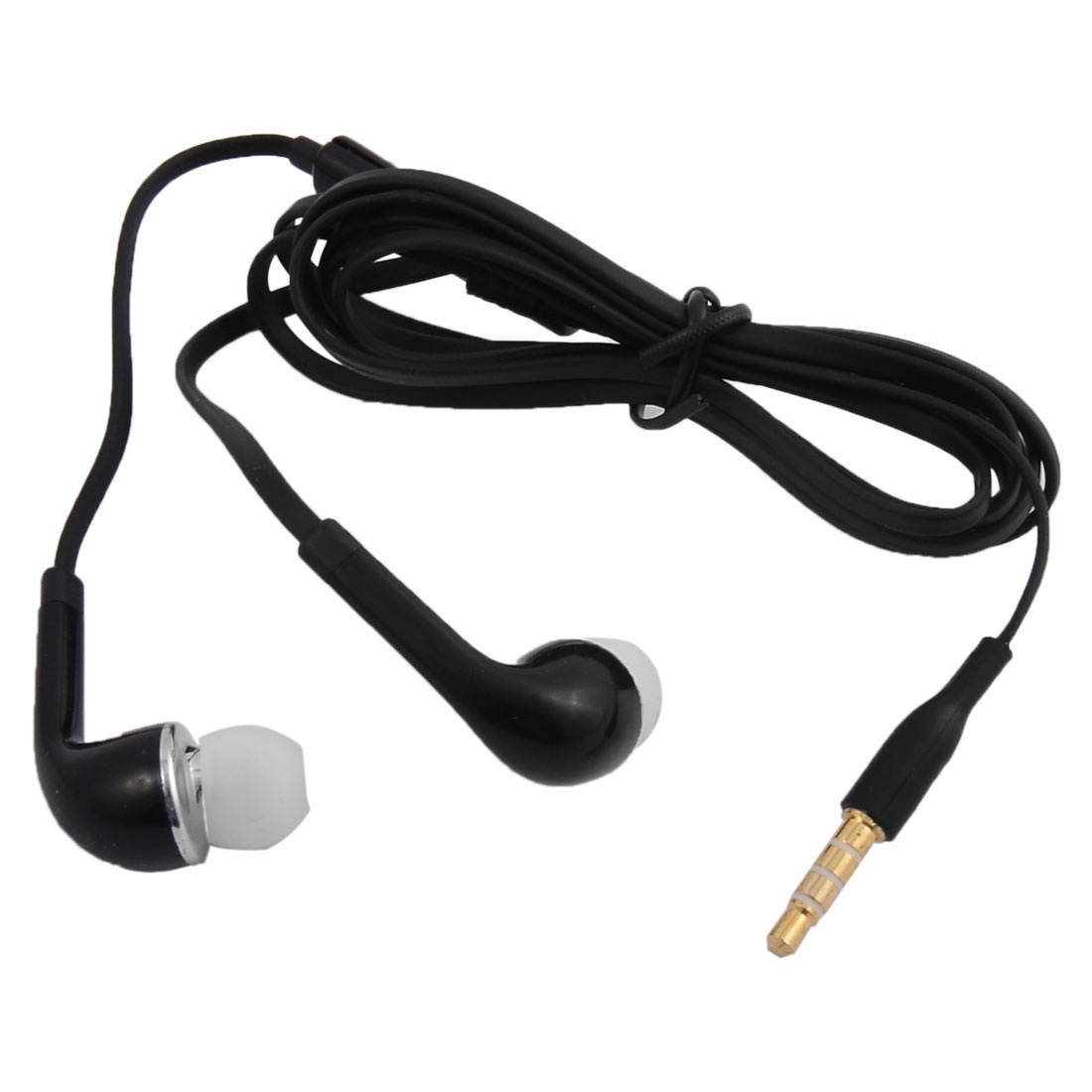3.5mm Stereo In-Ear Earphones Headphones Headsets Black for Cellphone