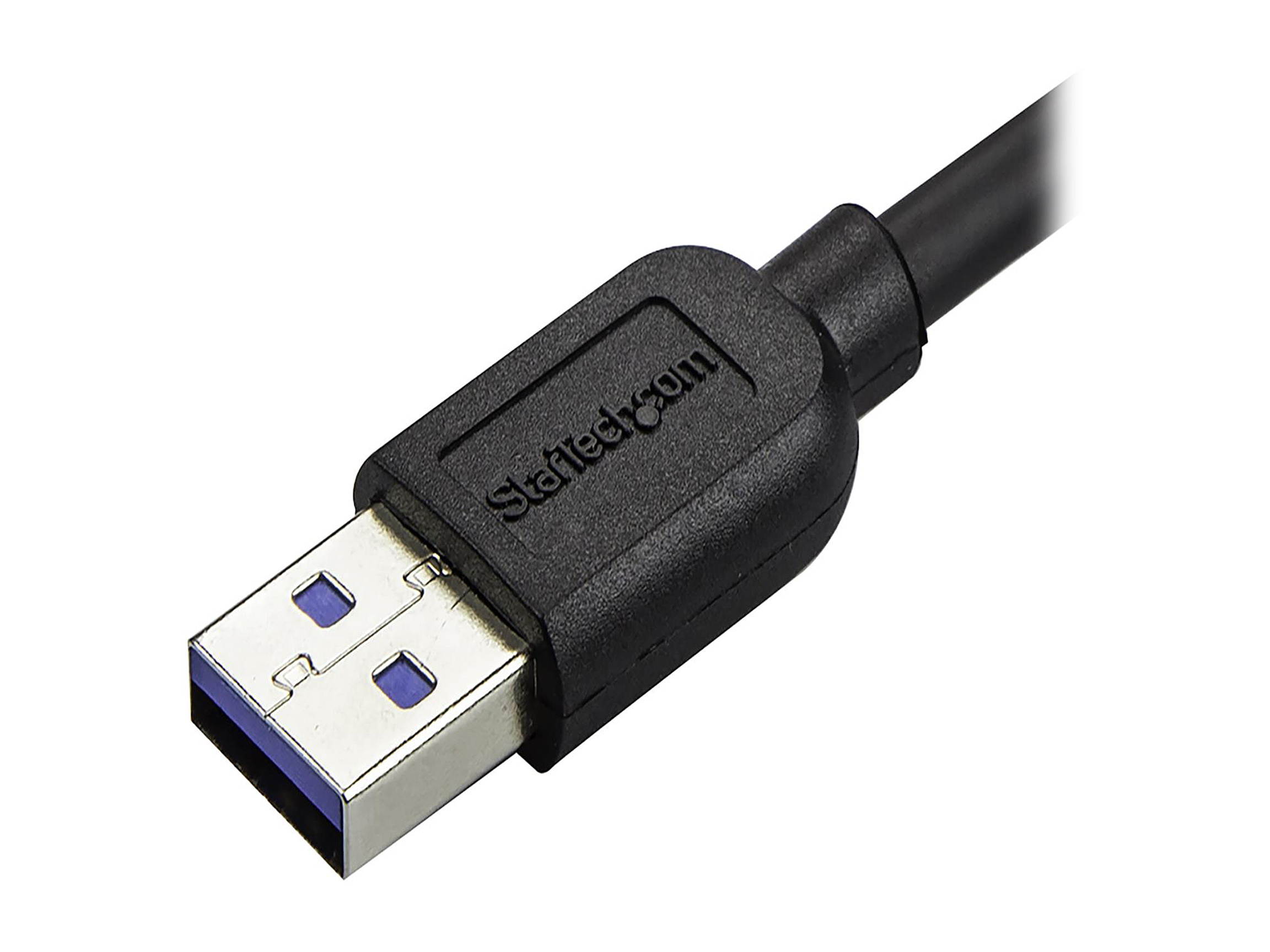 StarTech.com 0.5m 20in Slim Micro USB 3.0 Cable - M/M - USB 3.0 A to Right-Angle Micro USB - USB 3.1 Gen 1 (5 Gbps)
