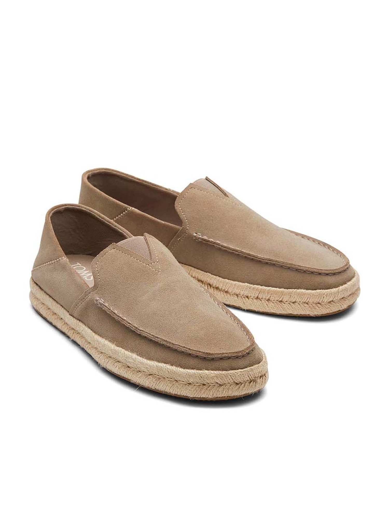 TOMS Alonso Men's Taupe Espadrille Shoes