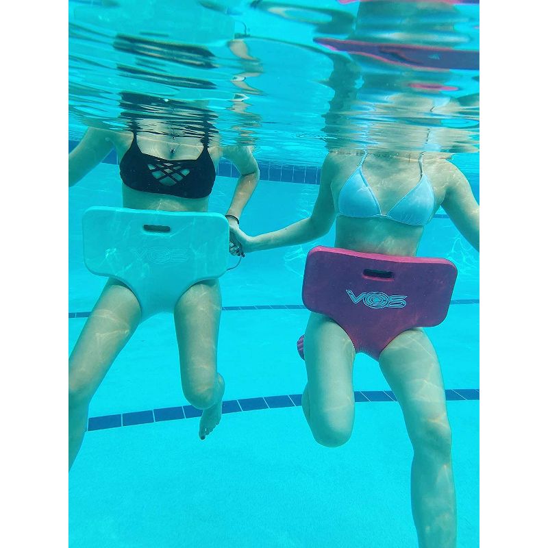 Vos Oasis Water Saddle Swimming Pool Float Lounge Seat for Adults & Kids, Made with UV Resistant Foam for Floating, Deep Lavender (2 Pack)