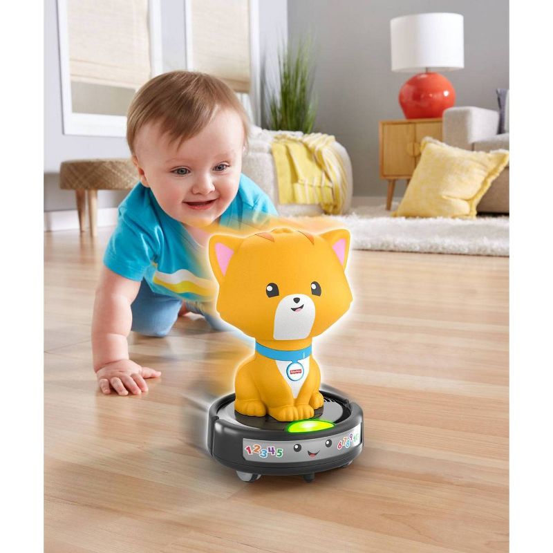 Fisher-Price Laugh & Learn Crawl-after Cat on a Vac