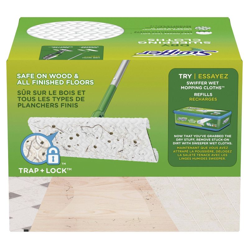 Swiffer Sweeper Dry Sweeping Pad, Multi Surface Refills for Dusters Floor Mop, with Febreze Lavender - 32 ct