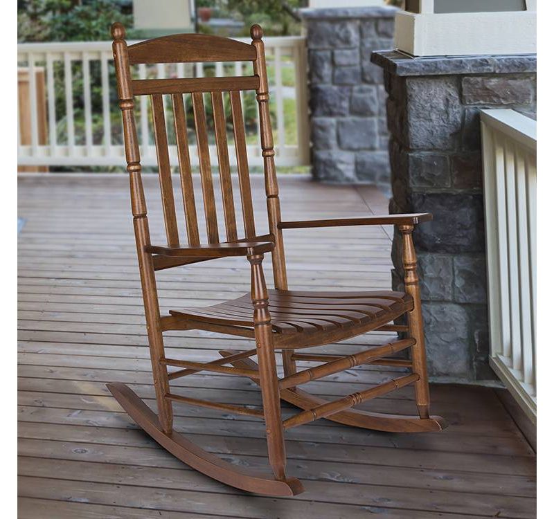 Rhode Island Porch Rocker - Oak
