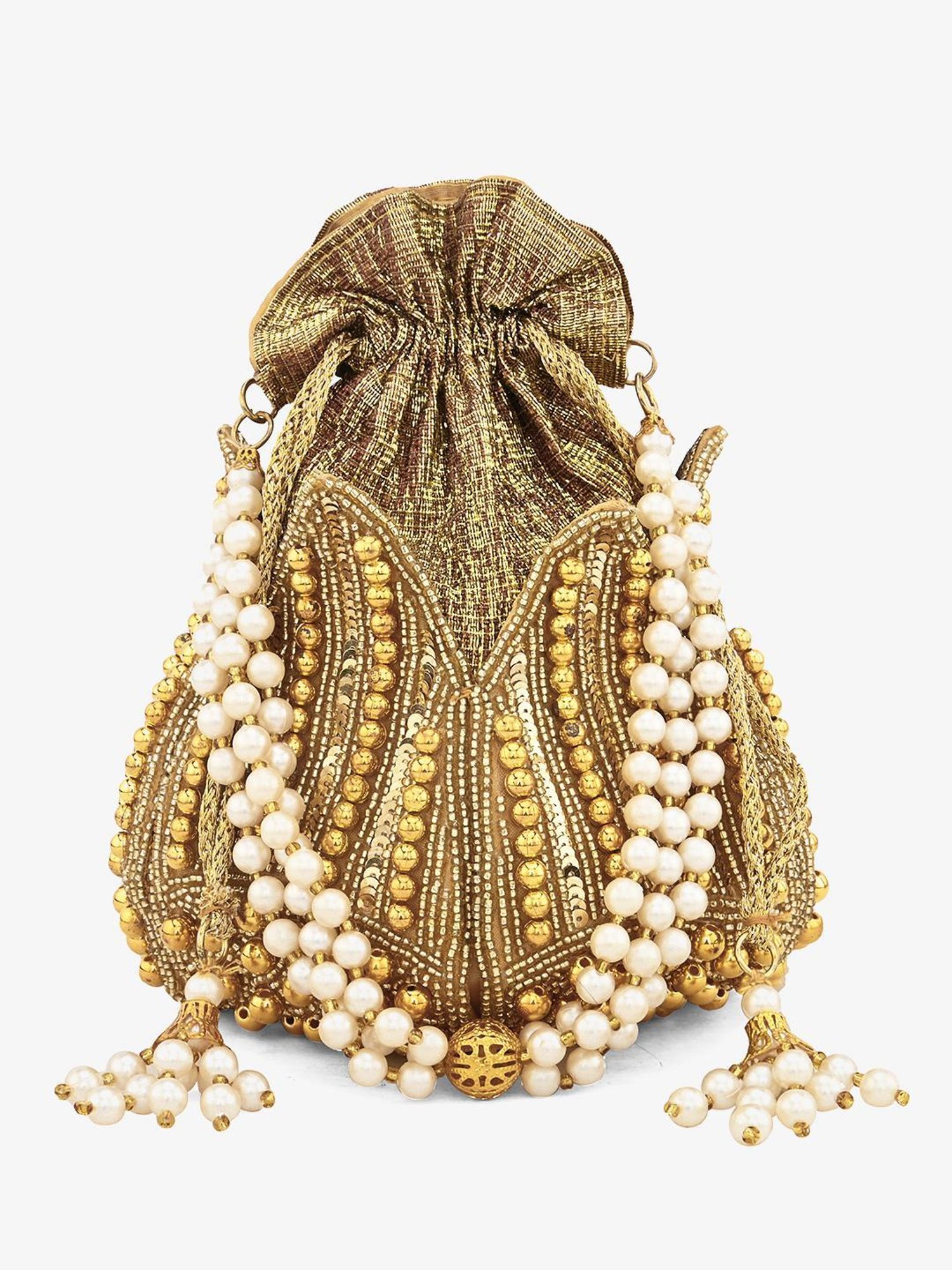 Call It Spring Silver Embellished Potli