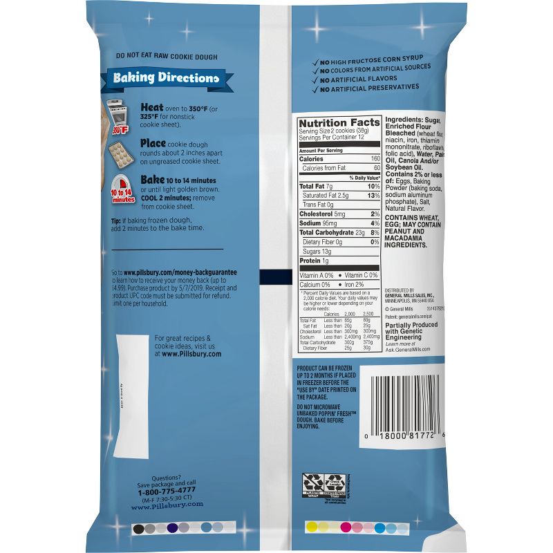 Pillsbury Sugar Cookie Dough - 16oz/24ct