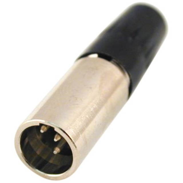 Switchcraft TA3ML Mini 3-Pin Male Microphone XLR Plug with Larger Cable Entry