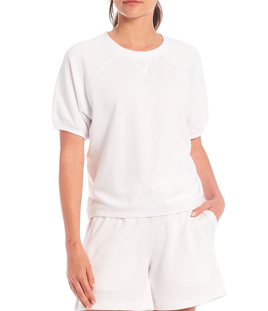 Karen Kane Short Sleeve Tie-Dye Hoodie