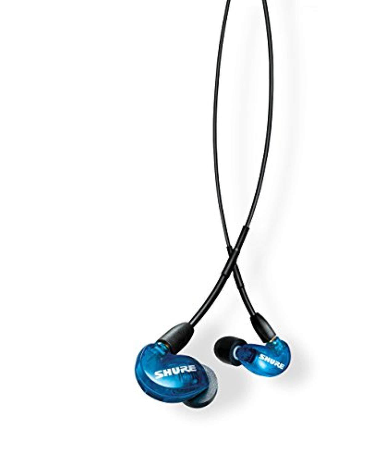 Shure SE215 Special Edition Earphones with Remote & Mic Cable, Blue