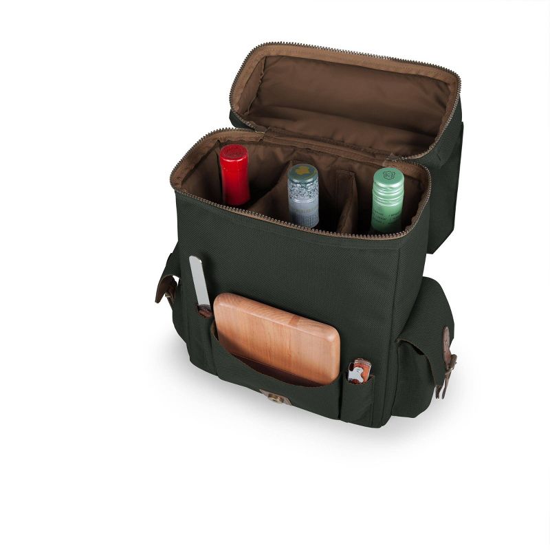Picnic Time 10qt Wine Aficionado Travel Set Green