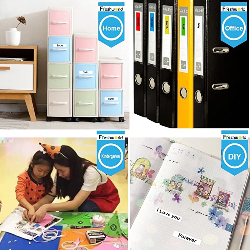 Compatible Labeling Tape Replacement for Dymo D1 Label Tape 40913 Black on White Ink Refill 38 Inch9mmx 23 Ft7m for Dymo LabelManager PnP 160 260P 210D 280 420 450D Label Maker 3P