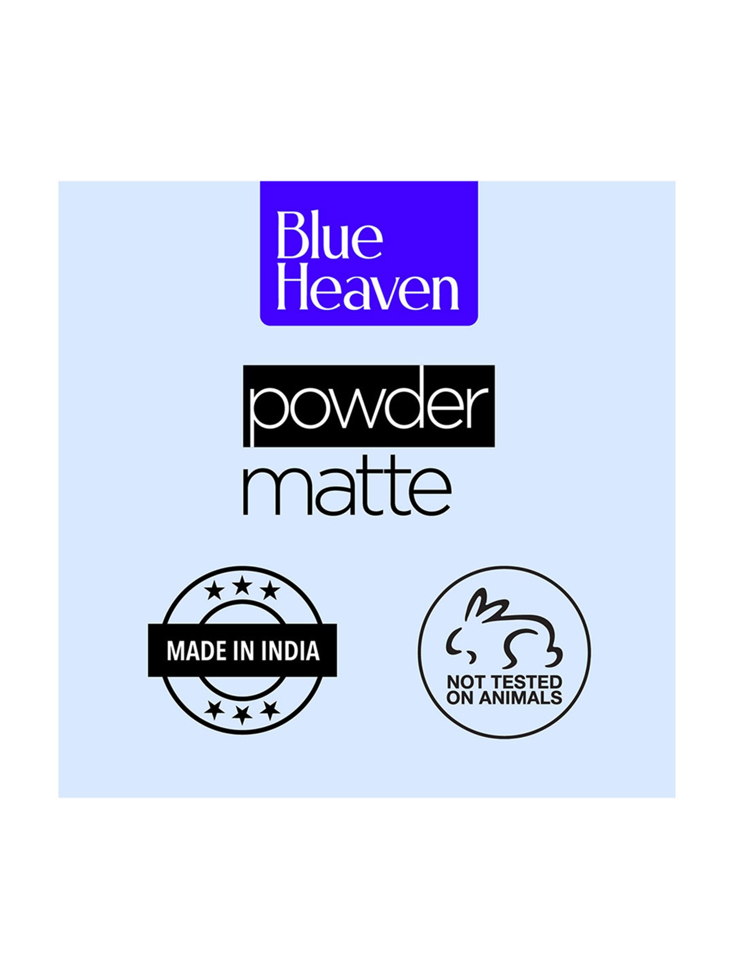Blue Heaven Powder Matte Lipstick Coral Touch - 3.5 gm