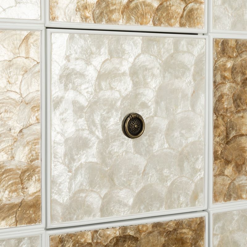 40" Durdle Accent Cabinet White - Elegant Home Fashions