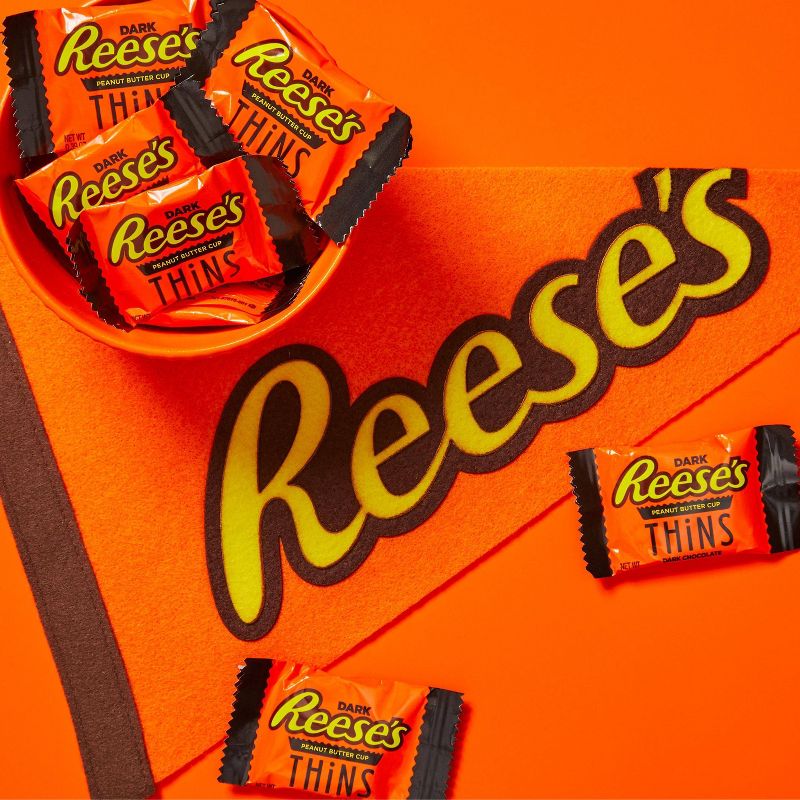 Reese's PB Cup Dark Chocolate Thins Pouch - 7.37oz