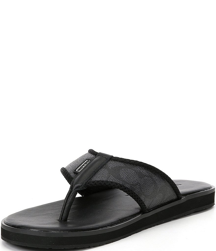 COACH Men's Signature Flip-Flops
