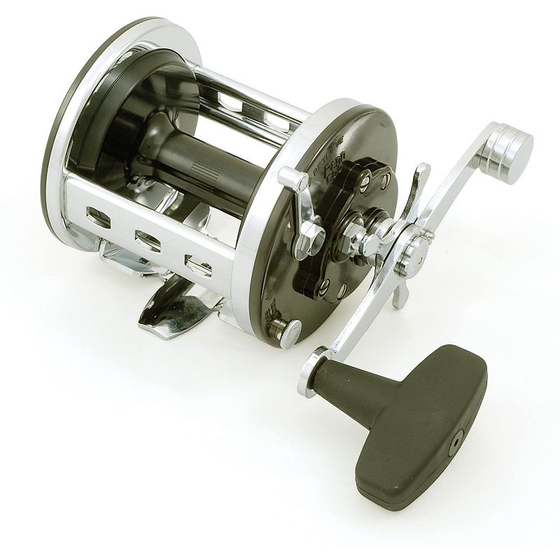 Penn 500L Jigmaster Star Drag Right Handed Counter Bakelite Shell Stainless Steel Gear Aluminum SpoolBalanced Fishing Reel, Silver