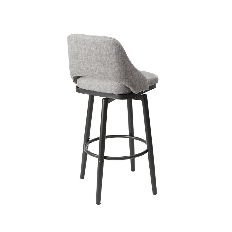 Adjustable Height Barstool Gunmetal - Silverwood