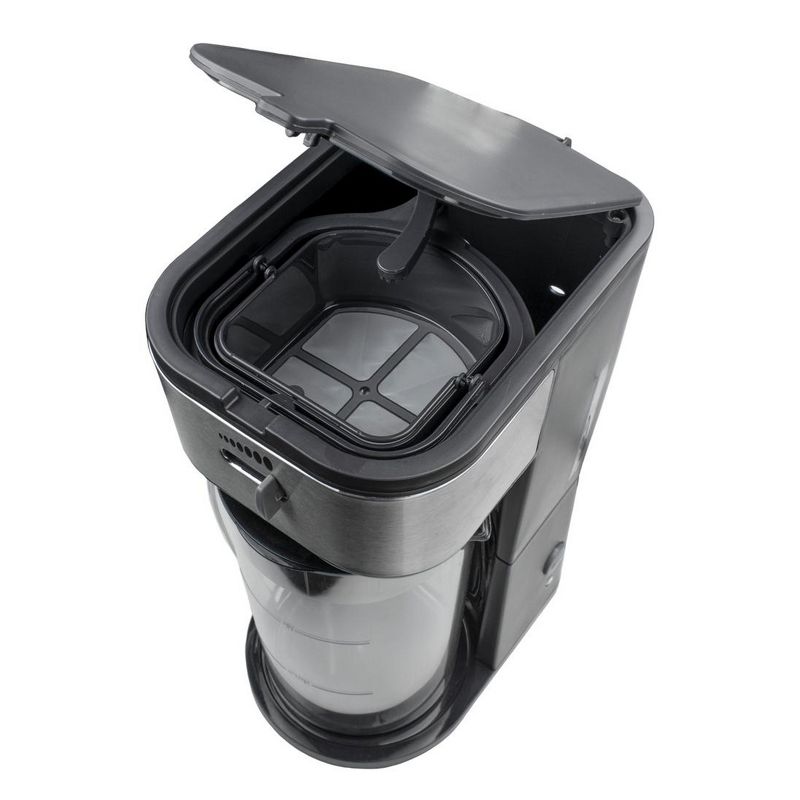 Brentwood Iced Tea and Coffee Maker in Black with 64 Ounce Pitcher