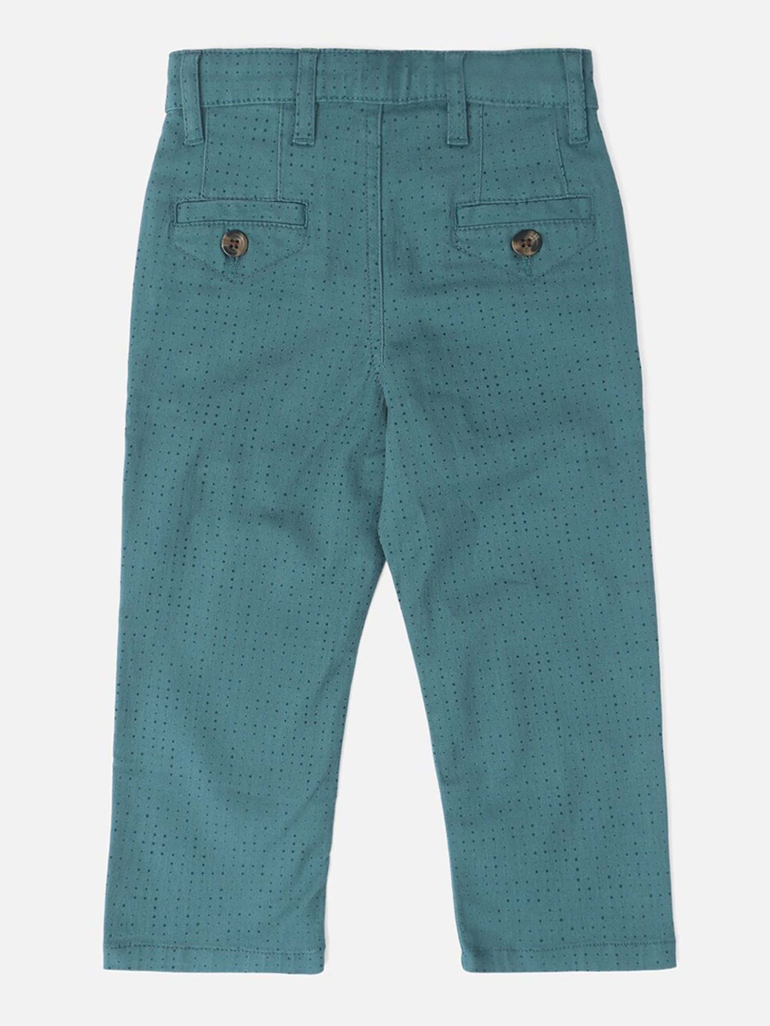 Plum Tree Boys Black Printed Joggers