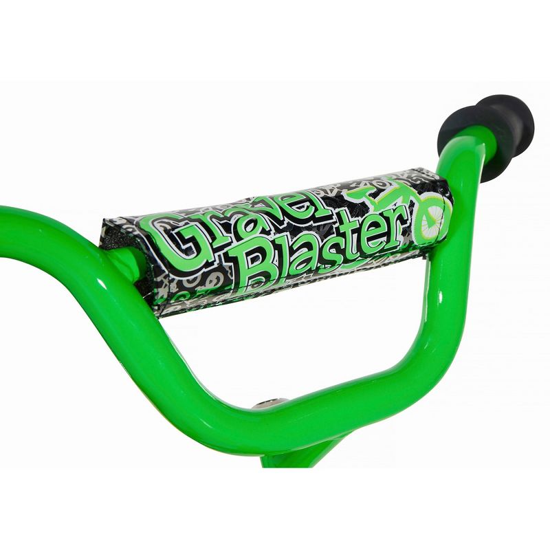 Dynacraft Children's Deluxe Magna Gravel Blaster Beginner Street Bike with Removable Training Wheels, 12-Inch