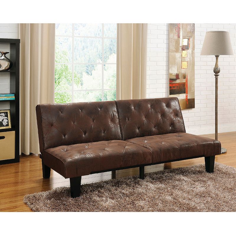 Venti Vintage Futon Brown - Dorel Home Products