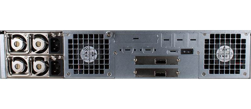 RAID Machine R1208RM 8-bay 6G SAS / SATA Rackmount JBOD Enclosure w/ Redundant PSU
