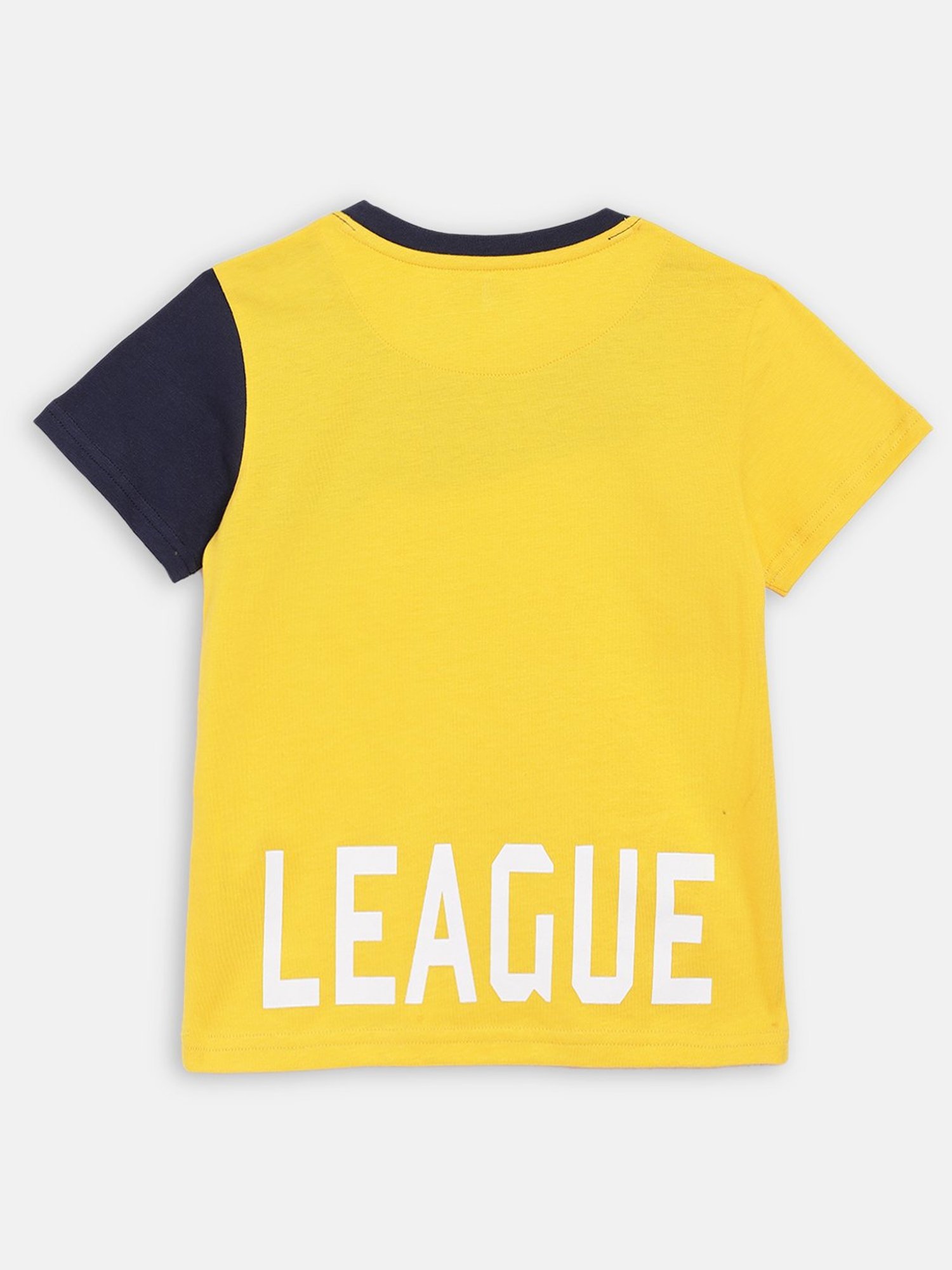 Blue Giraffe Kids Yellow & Navy T-Shirt