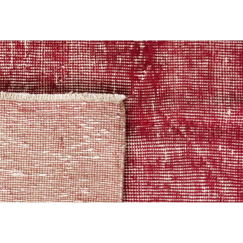 4'7"x8'2" Vintage One-of-a-Kind Awa Rug Red - Revival Rugs