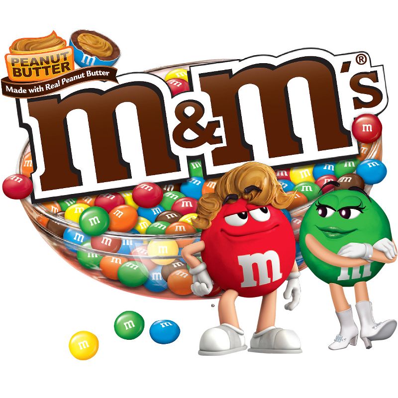 M&M's Party Size Peanut Butter Chocolate Candies - 34oz